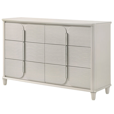 Laveda Pearl White Dresser - Ornate Home