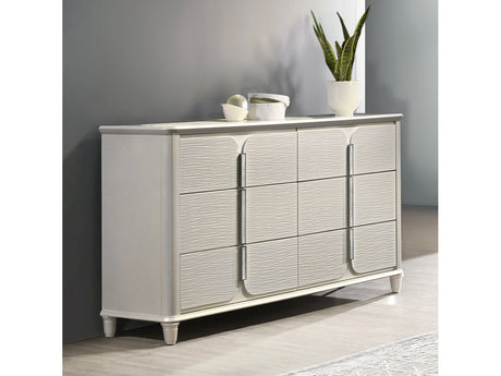 Laveda Pearl White Dresser - Ornate Home