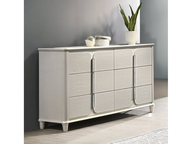 Laveda Pearl White Dresser - Ornate Home