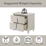 Laveda Pearl White Nightstand - Ornate Home
