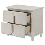 Laveda Pearl White Nightstand - Ornate Home