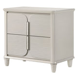 Laveda Pearl White Nightstand - Ornate Home