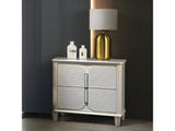 Laveda Pearl White Nightstand - Ornate Home