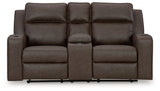 Lavenhorne Granite Reclining Loveseat with Console (Online Special Price) - Ornate Home