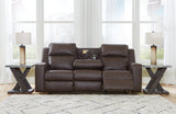 Lavenhorne Granite Reclining Sofa with Drop Down Table (Online Special Price) - Ornate Home