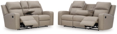 Lavenhorne Gray Reclining Sofa and Loveseat (Online Special Price) - Ornate Home