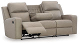 Lavenhorne Gray Reclining Sofa and Loveseat - Ornate Home