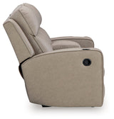 Lavenhorne Pebble Reclining Loveseat with Console (Online Special Price) - Ornate Home