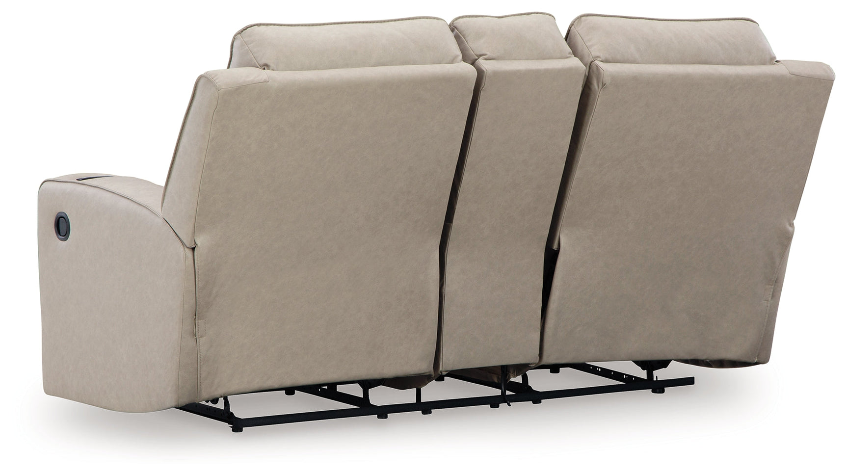 Lavenhorne Pebble Reclining Loveseat with Console (Online Special Price) - Ornate Home