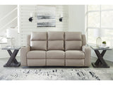 Lavenhorne Pebble Reclining Sofa with Drop Down Table - Ornate Home