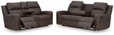 Lavenhorne Umber Reclining Sofa and Loveseat (Online Special Price) - Ornate Home