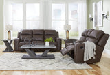 Lavenhorne Umber Reclining Sofa and Loveseat - Ornate Home