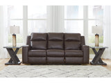 Lavenhorne Umber Reclining Sofa with Drop Down Table - Ornate Home