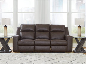Lavenhorne Umber Reclining Sofa with Drop Down Table - Ornate Home