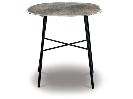 Laverford Chrome/Black Coffee Table and 2 End Tables - Ornate Home