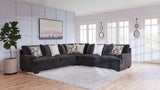 Lavernett Charcoal 3pc Symmetrical Sectional Sofa (Online Special Price) - Ornate Home