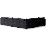 Lavernett Charcoal 4pc Sectional Sofa (Online Special Price) - Ornate Home
