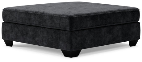 Lavernett Charcoal 5-Piece Sectional and Ottoman - Ornate Home