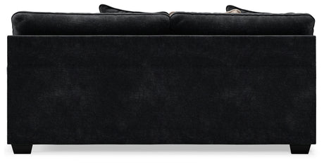 Lavernett Charcoal 5-Piece Sectional and Ottoman - Ornate Home