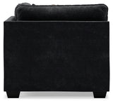 Lavernett Charcoal 5-Piece Sectional and Ottoman - Ornate Home