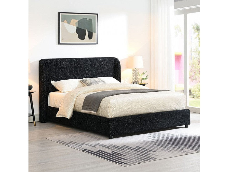 Laverni Black Queen Bed - Ornate Home