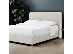 Laverni White Eastern King Bed - Ornate Home