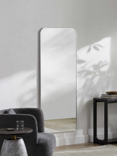 Lavezzola Metallic Silver Mirror - Clearance - Ornate Home