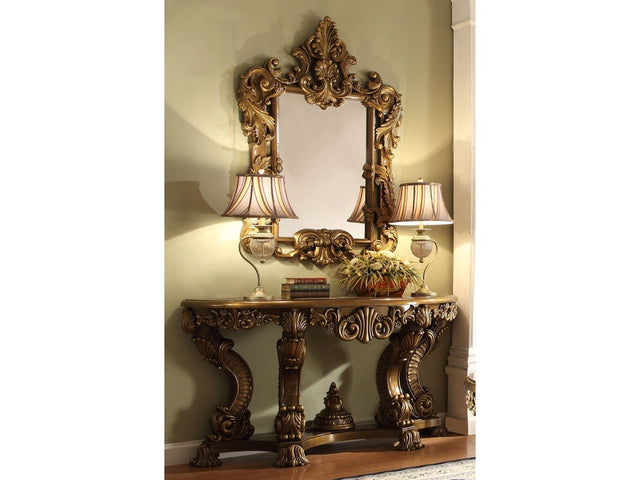 Lavinia Bronze Console Table  / HD-8008 - Ornate Home