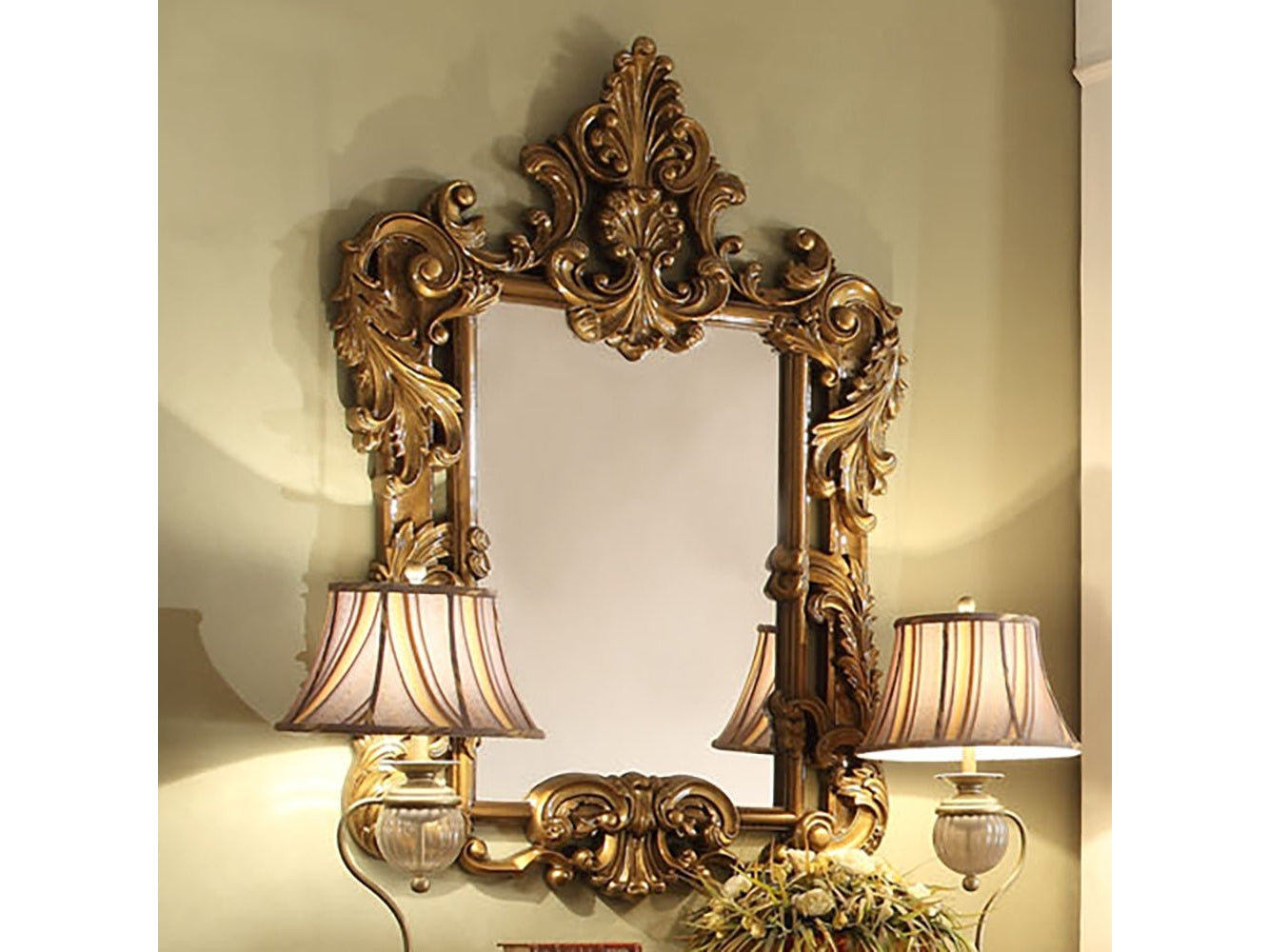 Lavinia Bronze Mirror  / HD-8008 - Ornate Home