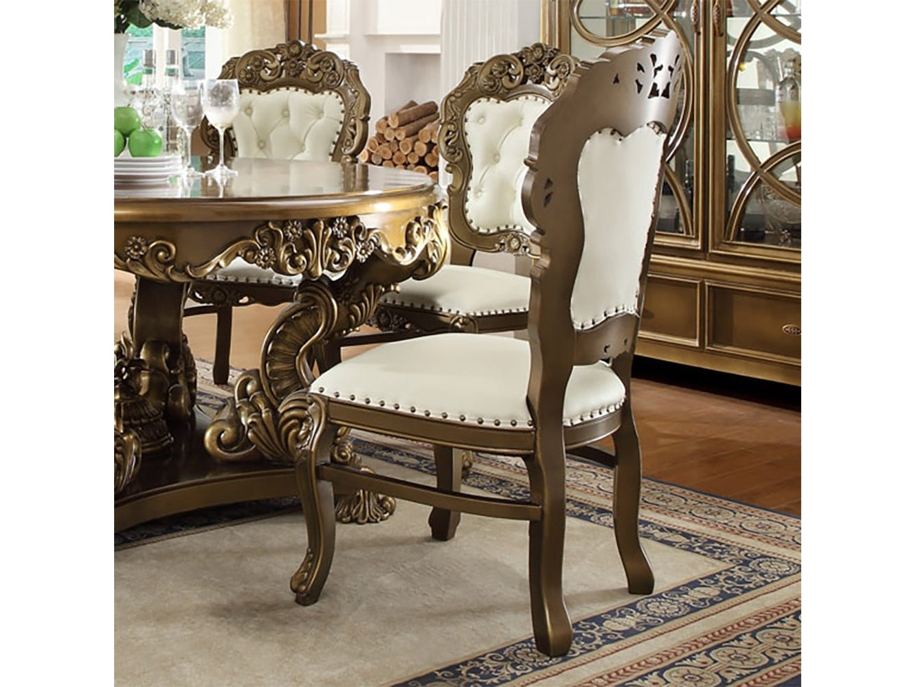 Lavinia Bronze Side Chair  / HD-8008 - Ornate Home