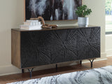 Lavinmont Multi Brown Accent Cabinet - Ornate Home