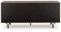 Lavinmont Multi Brown Accent Cabinet - Ornate Home