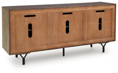 Lavinmont Multi Brown Accent Cabinet - Ornate Home