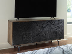Lavinmont Multi Brown Accent Cabinet - Ornate Home