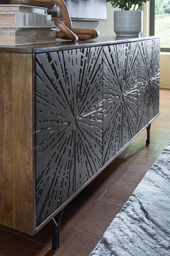 Lavinmont Multi Brown Accent Cabinet - Ornate Home