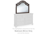 Lavinton Brown Bedroom Mirror - Ornate Home