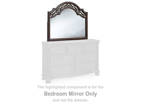 Lavinton Brown Bedroom Mirror - Ornate Home