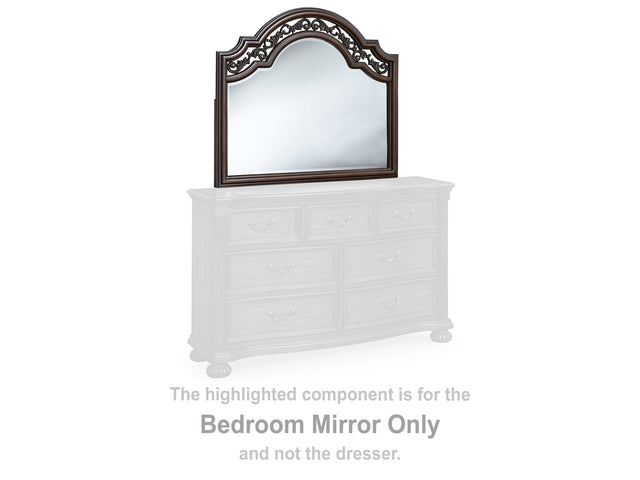 Lavinton Brown Bedroom Mirror - Ornate Home