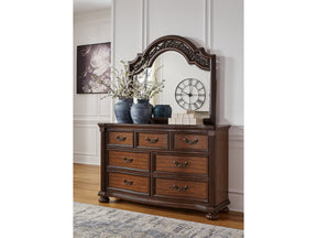 Lavinton Brown Dresser and Mirror (Online Special Price) - Ornate Home