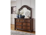 Lavinton Brown Dresser and Mirror - Ornate Home