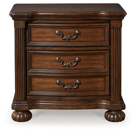 Lavinton Brown Nightstand - Ornate Home