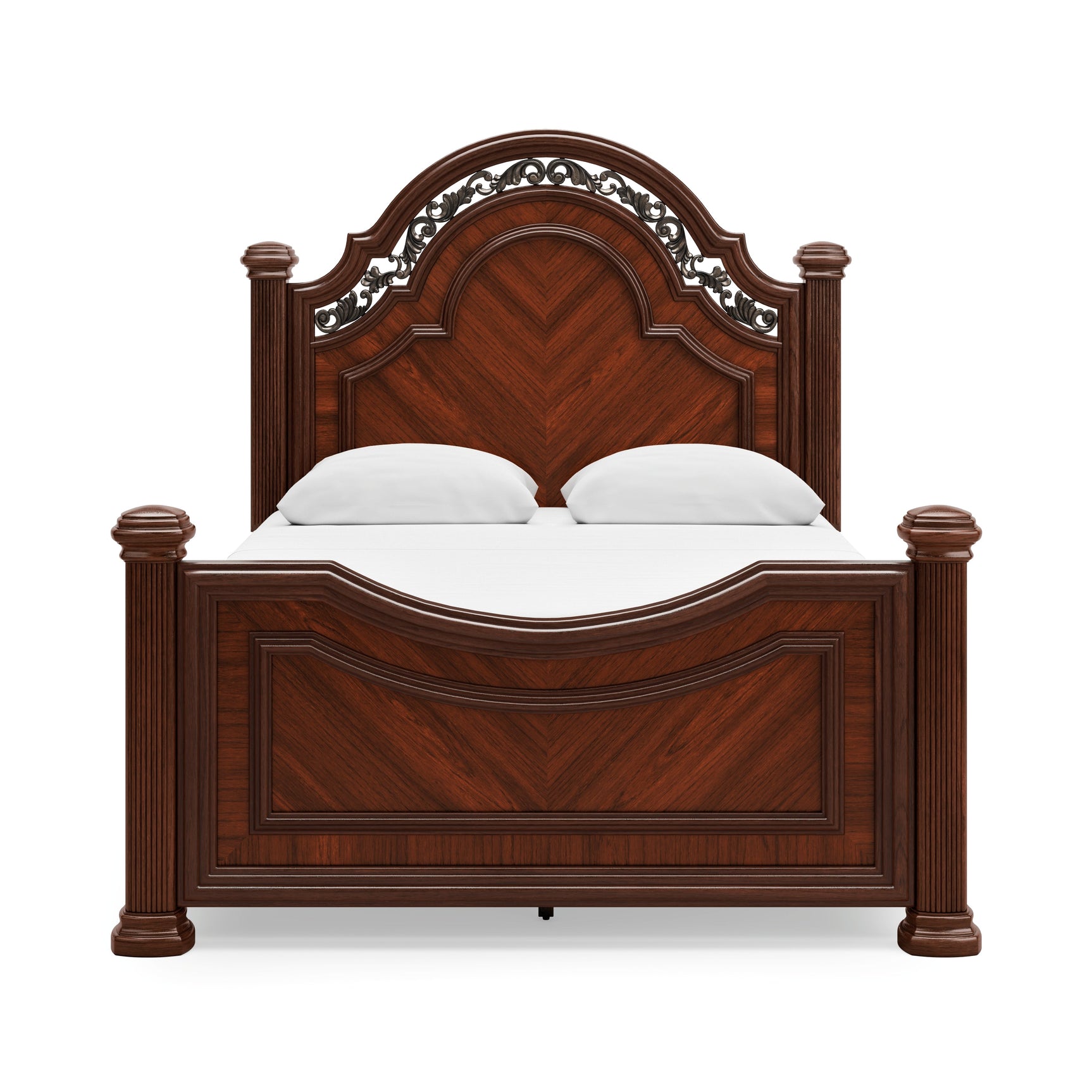 Lavinton Brown Queen Poster Bed, Dresser, Mirror, Chest and Nightstand (Online Special Price) - Ornate Home