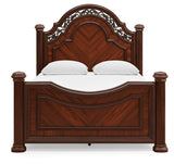 Lavinton Brown Queen Poster Bed, Dresser and Mirror (Online Special Price) - Ornate Home