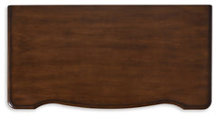 Lavinton Brown Queen Poster Bedroom Set with Dresser, Mirror, Chest and 2 Nightstands - Ornate Home