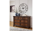 Lavinton Cherry Brown Dresser (Online Special Price) - Ornate Home