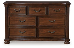 Lavinton Cherry Brown Dresser - Ornate Home