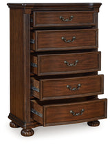 Lavinton  Queen Poster Bed & Chest & Nightstand (Online Special Price) - Ornate Home