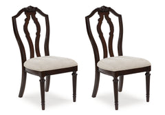 Lavinton Tan/Brown Extension Dining Table and 6 Chairs - Ornate Home
