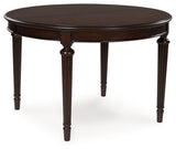 Lavinton Tan/Brown Extension Dining Table and 6 Chairs - Ornate Home