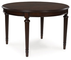 Lavinton Tan/Brown Extension Dining Table and 6 Chairs - Ornate Home